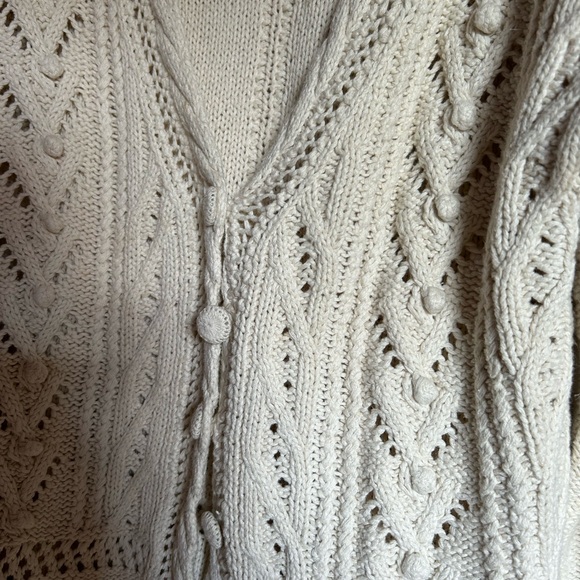 🙈SOLD🙈Vintage Bobble Knit Cardigan - Picture 4 of 4